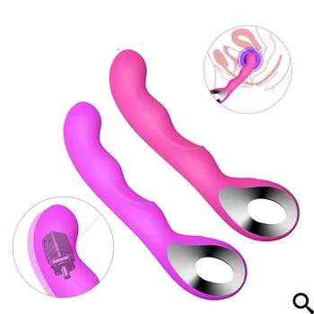USB-Genopladeligt G-Spot Vibrator-AV-Stang Magic Wand Kvindelige Onani Klitoris Vibrator Dildo Body Massager Erotisk sexlegetøj til Kvinde 4