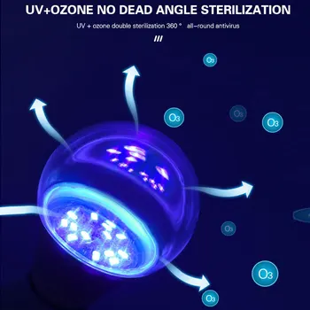 UVC 5W Bakteriedræbende Lys LED-Sterilisator E27 LED-UV-Desinficering-Lampe LED-Uv-Pære, Bakteriedræbende Lamper til Soveværelset 1