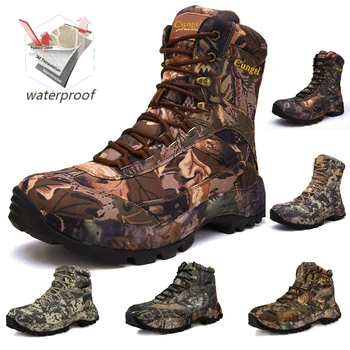 Vandre sko militær støvler camouflage udendørs mænds støvler Jagt Støvler Klassikere Style