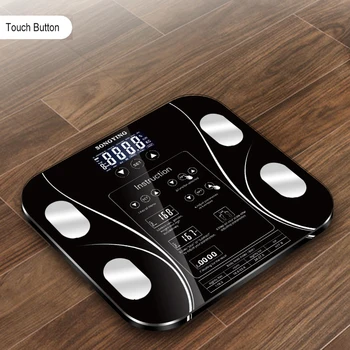 Varm 13 Kroppen Indeks Elektronisk Smart Vægte Badeværelse kropsfedt bmi Skala Digitale Menneskelige Vægt Skalaer-Gulvtæppe lcd-skærm 3