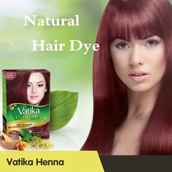 Vatika 2 Kits Høj kvalitet, Rene Naturlige Henna hårfarve Nuance/ Henna Øjenbryn , Ideel til Hår, Skæg & Øjenbryn 30-minutters hurtig farvestof 13520