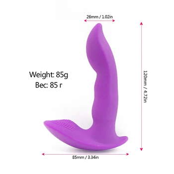 Vibrator Bærbare Dildo Trusser Vaginal Massage Voksen Sex Legetøj til Kvinde Silikone G-Spot Klitoris Stimulator Kvindelige Masturbator 3