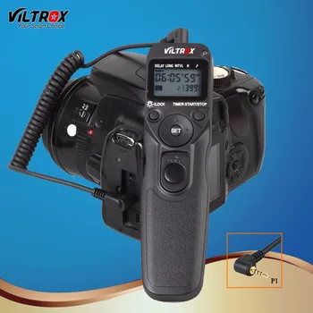 Viltrox MC-P1 LCD-Timer Udløserknappen Fjernbetjening Wire til Kamera Panasonic Lumix DMC FZ20K FZ25 FZ30 FZ50 FZ150 LC1 DSLR 3