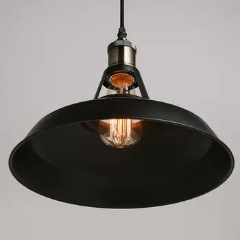Vintage Vedhæng Lys Loft Pendel Retro Hængende Lampe Lampeskærm Til Restaurant, Bar Og Butik Belysning I Hjemmet Luminarias 1