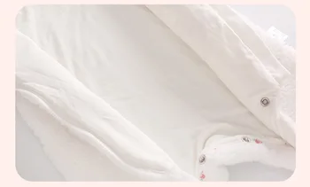Vlinder Baby Rompers Nyfødte Baby Tøj, børnetøj Vinter isbjørn Pyjamas Hætteklædte Tyk Buksedragt Spædbarn pyjamas 1