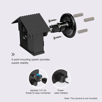 Vægbeslag Kit til Blink XT Kamera Vejrandig 360 Graders Beskyttende Justerbar Anti Glare UV-Kamera sikkerhedssystem 2
