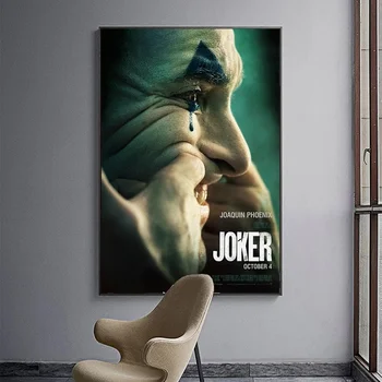 Wall Art Canvas Print Figur Maleri Joker Plakat Billede Til Stuen Home Decor Uden Ramme 0