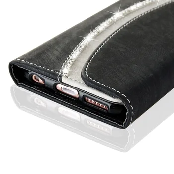 Wallet taske Til iPhone Xr-X Xs 11 Pro Max antal Kvinder Luksus Telefonen Flip Læder Cover Til iPhone 6S 6 7 8 Plus 5 5S SE 12 Mini Bumper 0
