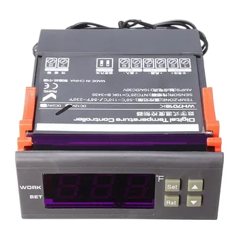 WH7016K DC12V Digital Halvleder Temperatur Controller Termoelektrisk Peltier Køler Termostat 5