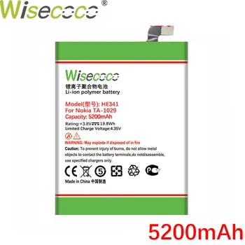 Wisecoco HE341 5000mAh Batteri Til Nokia TA-1029 Telefonen, Batteriet, Udskifte + Tracking Nummer 1