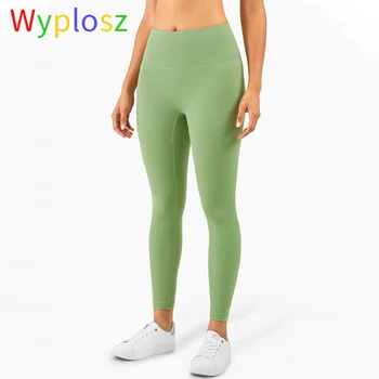 Wyplosz Yoga Leggings Yoga Bukser, Hud-venlig nøgenhed Høj Talje Hofte løft Sømløs Sports Kvinder Trænings-og Leggings træning Bukser 1