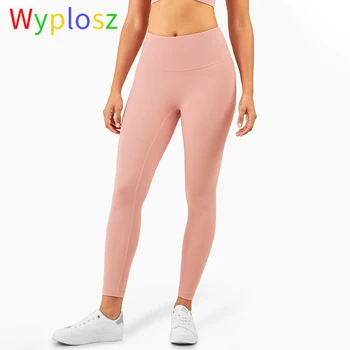 Wyplosz Yoga Leggings Yoga Bukser, Hud-venlig nøgenhed Høj Talje Hofte løft Sømløs Sports Kvinder Trænings-og Leggings træning Bukser 2