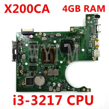 X200CA Bundkort i3-3217CPU 4GB RAM Til ASUS X200C X200CA X200CAP Laptop Bundkort X200CA Bundkort REV 2.0 Test OK 5