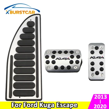 Xburstcar for Ford Kuga Undslippe 2013 - 2020 Aluminium Legering Bil Accelerator Pedaler Bremse Pedal Koblings-Pedaler, Non-Slip Tilbehør 4