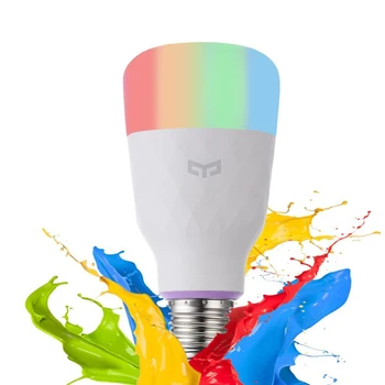 Xiaomi Mijia Yeelight Smart Home LED Pære RGB Farverige E27 10W 800 Lumen Smart Lampe, Lys, Telefon, WiFi Fjernbetjening 3