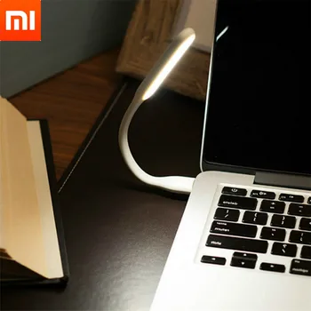 XiaomiOriginal Mijia USB-LED Lys Med kontakt 5 niveauer, lysstyrke USB til Strøm bank til bærbar Notebook Transportabel LED lampe gadget 5