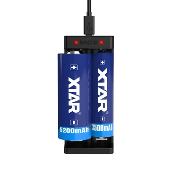 XTAR MC2 Mini-USB-Li-ion Batteri Oplader Universal-3.6 V/3,7 V for 18650 14500 16340 10440 26650 21700 20700 Batterier, Opladning 3
