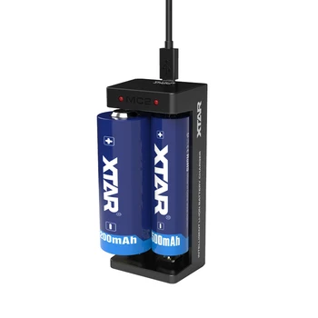 XTAR MC2 Mini-USB-Li-ion Batteri Oplader Universal-3.6 V/3,7 V for 18650 14500 16340 10440 26650 21700 20700 Batterier, Opladning 4