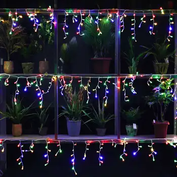 YASENN 300 LED 6M Icicle Lys,String Lys til Fest Have juletræ gårdhave væggen udhæng Soveværelse Udendørs udsmykning 3