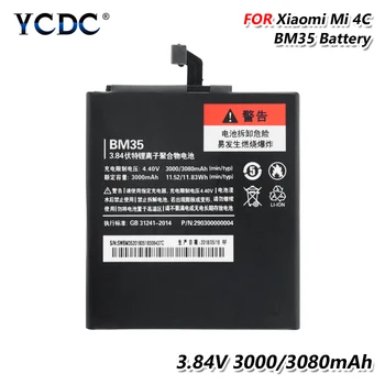 YCDC 1PC Genopladelige 3.84 V 3000/3080mAh BM35 BM 35 Li Lithium-ion Genopladeligt Batteri, Til Xiaomi Mi 4C (Mi4C) 2