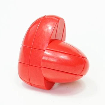 YJ Hjertet 3x3x3 Kreative Hjerte-formet Magic Cube Rød/Blå/Pink Hastighed Puslespil Terning Kids Legetøj Pædagogisk Legetøj med Gratis Forsendelse 5
