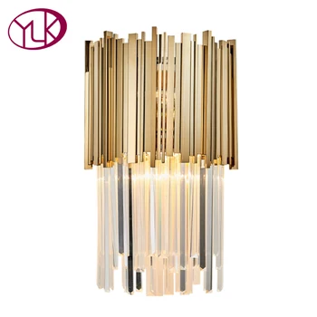 Youlaike Moderne LED-Væg Sconce Lys AC110-240V Kreative Design Guld Kreativ boligindretning, lampe, Seng, Væg-Lampe 3