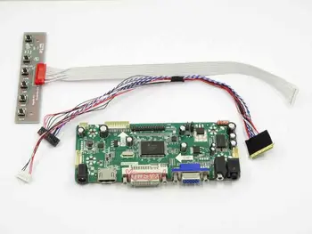 Yqwsyxl Control Board Monitor Kit for LTN173KT02-T01 HDMI+DVI+VGA-LCD-LED-skærm-Controller Board-Driver 2