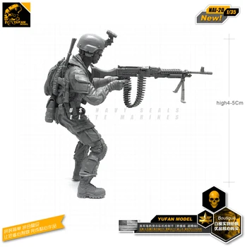 Yufan Model 1/35 Figur Model Kit OS Tætning Assault Team Harpiks Soldat Model Nai-20 12909