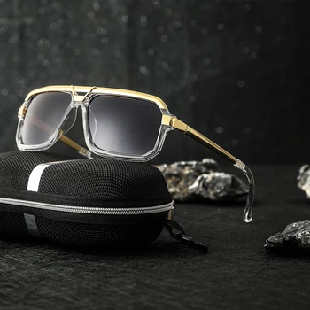 Yvan Nye Retro-Coating-Brillerne UV 400 Kvinder Mænd Metal Solbriller solbriller Vintage Fiskeri Brand Designer Cat Eye Samme Stil 4