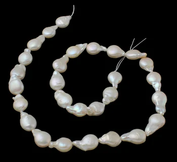 YYW Nye 2019 Smykker Naturlige Hvidt 9-10mm Keishi Kulturperler Freshwater Pearl Perler 0