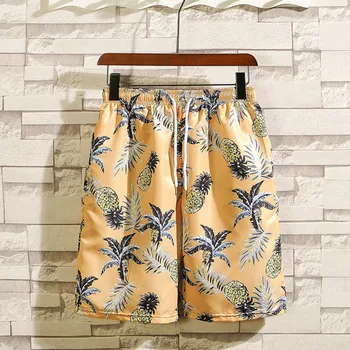 ZAZOMDE Hawaii fashion brand udskrivning bukser seaside ferie mænds løs stor størrelse smukke hurtig tør casual pants bukser strand 2
