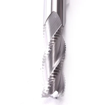ZGT Skrub Aluminium endefræsere HRC55 3 Fløjte Carbide Fræser endefræsere Aluminium Kobber Behandling af Værktøjer til Fræsning Endmill 3
