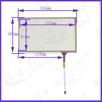 ZhiYuSun Touch Screen ZCR-0990 kompatibel 164mm*99mm 7inch glas til industri applikationer 165*100 for GPS ZCR0990 0