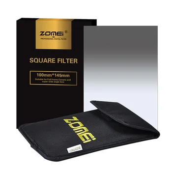 Zomei Pladsen Filter 100mm x 150mm Uddannet Neutral Density Grå GND248 ND16 100mm*150mm 100x150mm for Cokin Z-PRO-Serien Filter 0