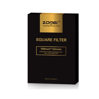 Zomei Pladsen Filter 100mm x 150mm Uddannet Neutral Density Grå GND248 ND16 100mm*150mm 100x150mm for Cokin Z-PRO-Serien Filter 2