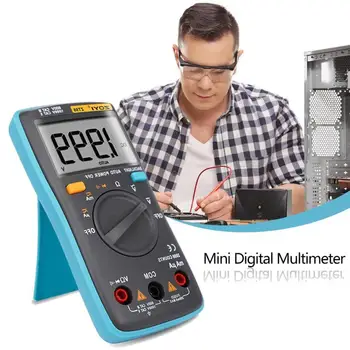 ZT98 Digital Multimeter Bærbare AC/DC-Amperemeter Voltmeter Ohm LCD-skærmens Baggrundsbelysning Multimeter Diode og Kontinuitet Test Gauge