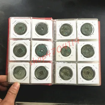 ægte, gamle Kinesiske kobber mønter, cirka 3 centimeter i diameter, er et sæt, 60 stykker Antikke Samlinger 4