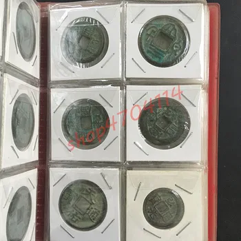ægte, gamle Kinesiske kobber mønter, cirka 3 centimeter i diameter, er et sæt, 60 stykker Antikke Samlinger 5