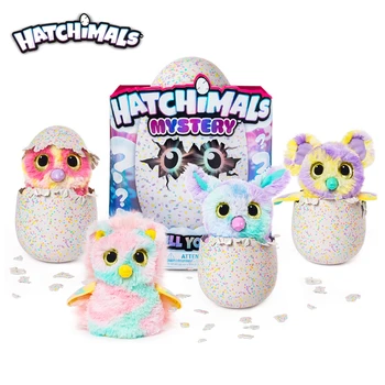 Ægte Hatchimals Mysterium Klækning Elektronisk Blød Pet Smarte Interaktive Pet Æg Overraskelse Dukke Blind Max Creative Toy Gave 5