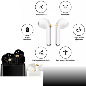 беспроводные наушники TWS 5.0 Bluetooth Headset Stereo Trådløse Hovedtelefoner air Sport Hovedtelefoner til iphone Xiaomi Huawei Pro3 Y113 4